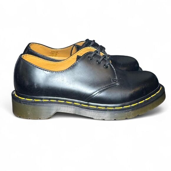 Dr. Martens 1461 Black Smooth Leather Oxford Shoes Women’s Size 7 US - Picture 3 of 8